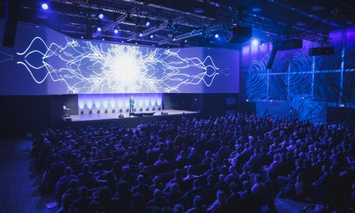 sala concordia con schermo